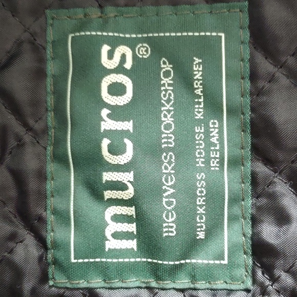 Mucros XXS Trinity Kids Tweed 100% Wool Green Herringbone Ireland Flat Cap - Picture 7 of 16